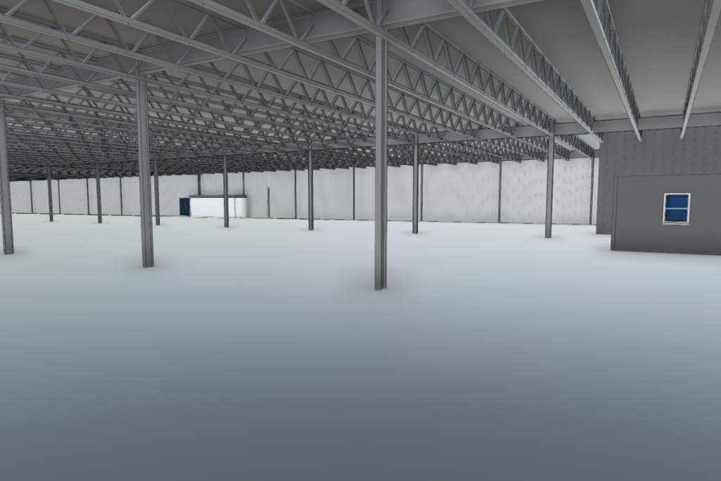 Revit warehouse model view