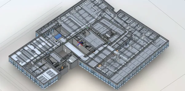 Manhattan times sqaure office overview - Revit Model - Geomaus