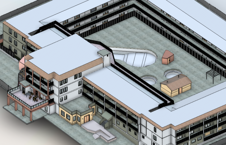 GeoMaus serving Hotels & Resorts - BIM Model - 3D Model - MEP documentation