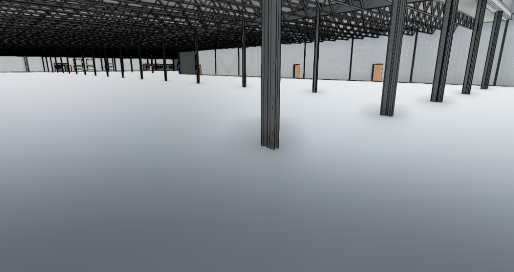 GeoMaus serving Warehouses & Distribution Centers - BIM Model - 3D Laser Scanning