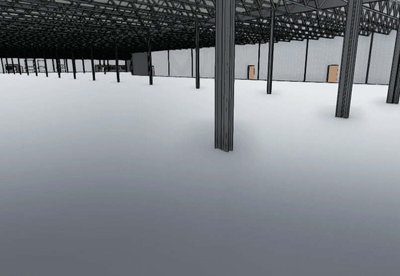 GeoMaus serving Warehouses & Distribution Centers - BIM Model - 3D Laser Scanning