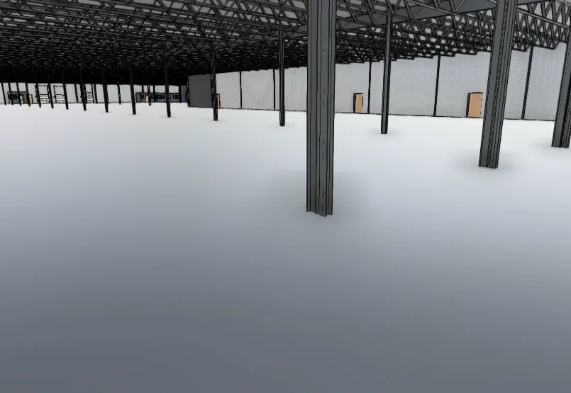 GeoMaus serving Warehouses & Distribution Centers - BIM Model - 3D Laser Scanning
