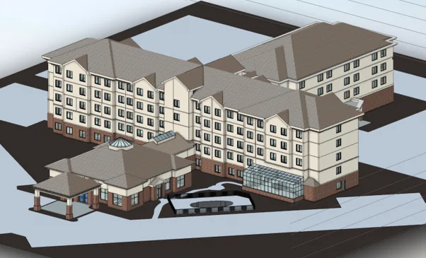 Full Revit Model of Hilton Hotel - Full building survey