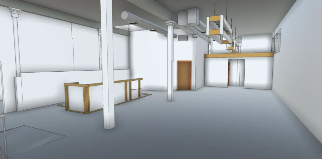 CA Restaurant - Project Deliverables - Revit Model of Interior