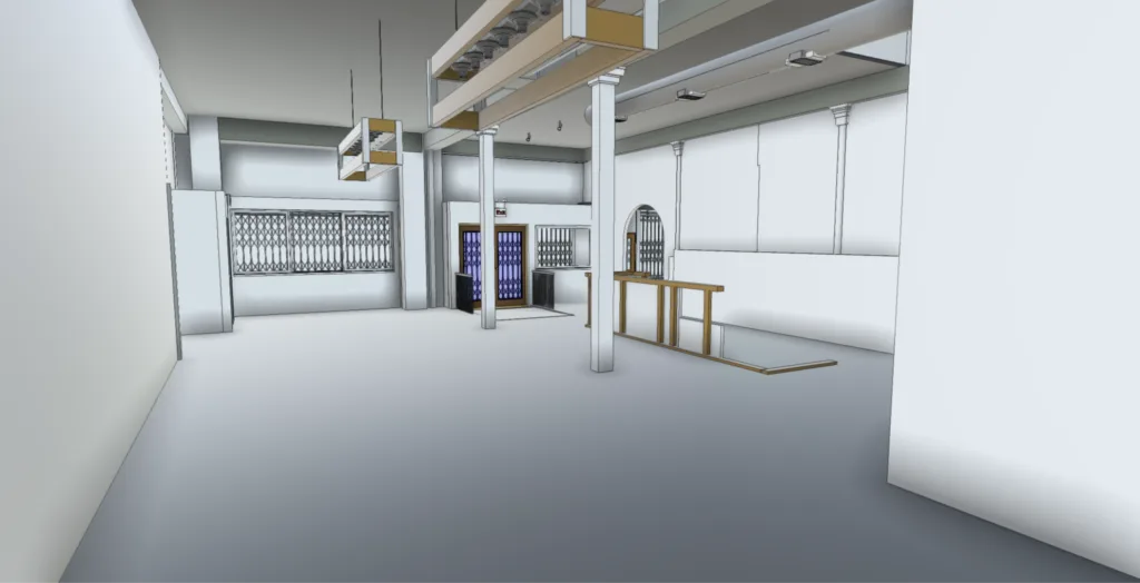 CA Restaurant - Project Deliverables - Scan to BIM. and Revit