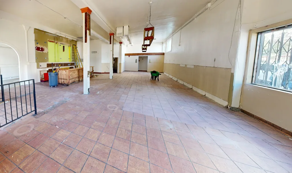 CA Restaurant - Before view of the space - 3D Virtual Tour - BIM Modelling Project
