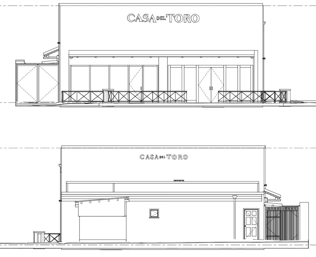 Internal and External Elevations for the restaurant alongwith a Coordinated BIM/Revit model and full CAD Documentation