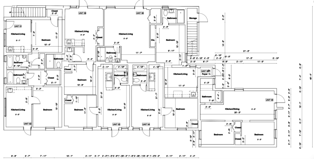 Galdeview Miami - Abandoned Unit - CAD Plans - Floor Plans - Measured Building PDF Documentation