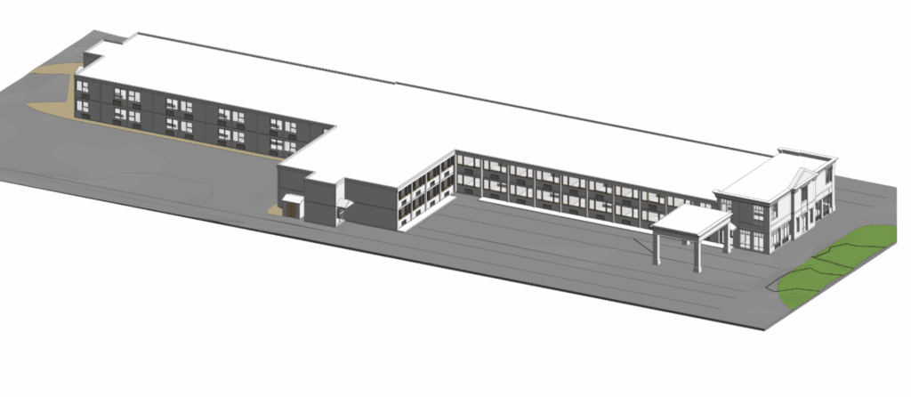 BIM Model - Revit - Hotel laser scanning - Geomaus