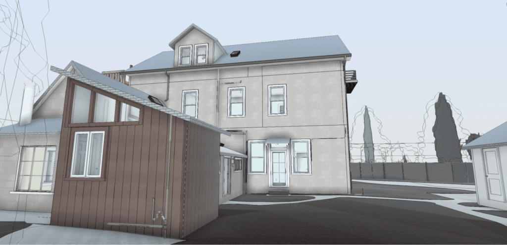 Multi-Residential Property - Sonoma, CA - Scan-to-BIM Revit Model after Laser Scan