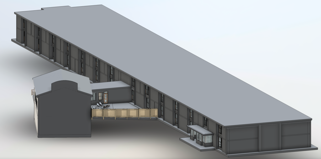 Full BIM Revit Model and measured building survey in Bangor ME for hotel renovation