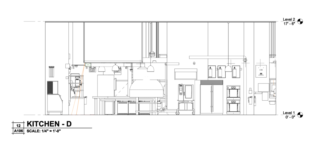 Brooklyn NY Resturant CAD drawings Interior Elevation