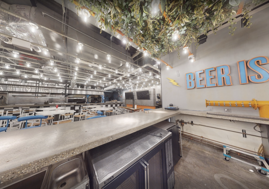 Brooklyn NY Resturant as-built survey & Matterport interior 3d virtual tour