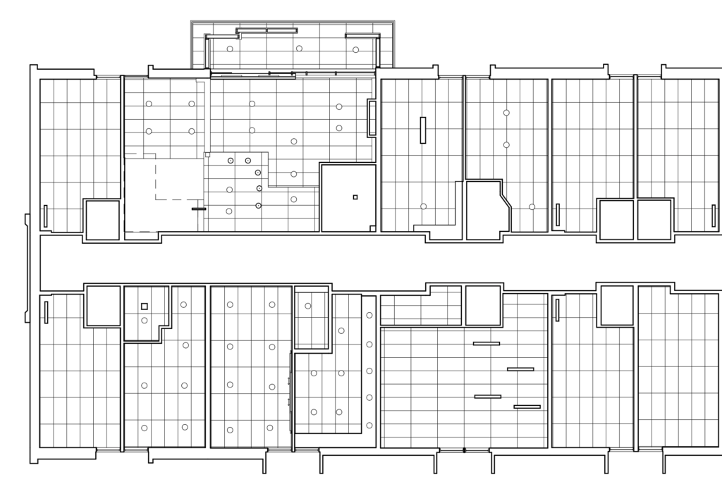 Reflected Ceiling Plans of Hotel near Bangor Internal Airport for renovation